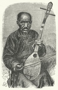 A Musician from Kyrgyzstan by German School